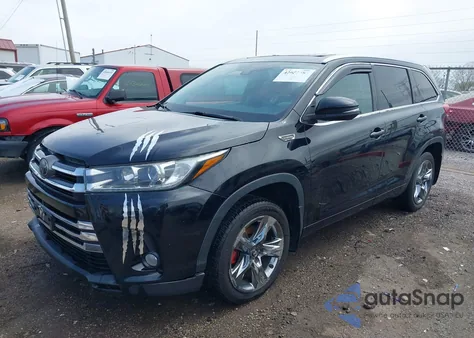 2017 Toyota Highlander Limited Platinum из США, поврежденный, VIN 5TDDZRFH5HS456593